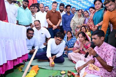 कोड़ातराई में 1.21 करोड़ रुपये की लागत से बनेगा पीएम श्री स्कूल भवन, वित्त मंत्री श्री ओ.पी. चौधरी ने किया भूमिपूजन