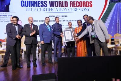 रायगढ़ में स्टील स्लैग से बनी दुनिया की सबसे लंबी सड़क, गिनीज वर्ल्ड रिकॉर्ड्स में दर्ज